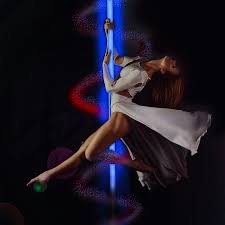pole dancer on stage